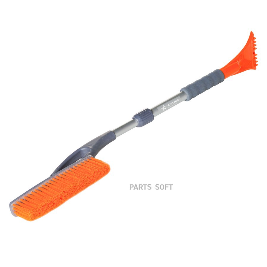 Щетка от снега и льда телескопическая 78-100 см "AIRLINE" (со скребком) - AIRLINE None None